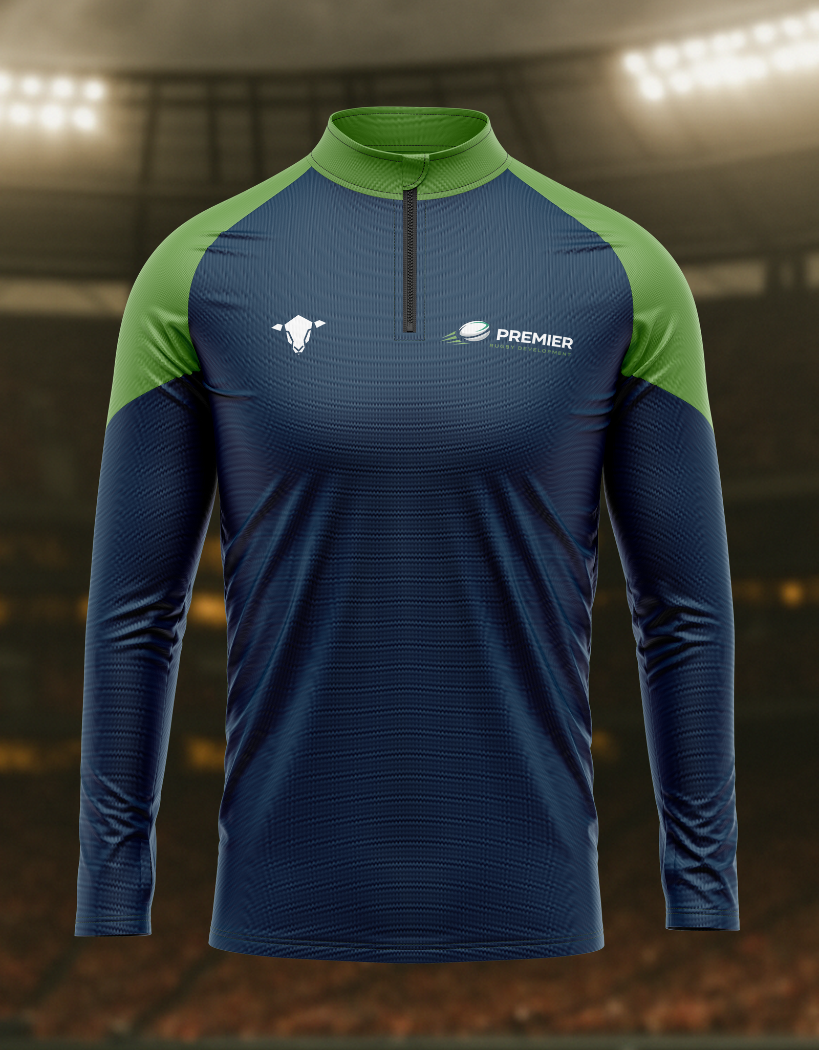 Adult Slim Fit Quarter Zip