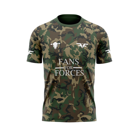 Mens Fans for Forces Original Camo Charity Tee